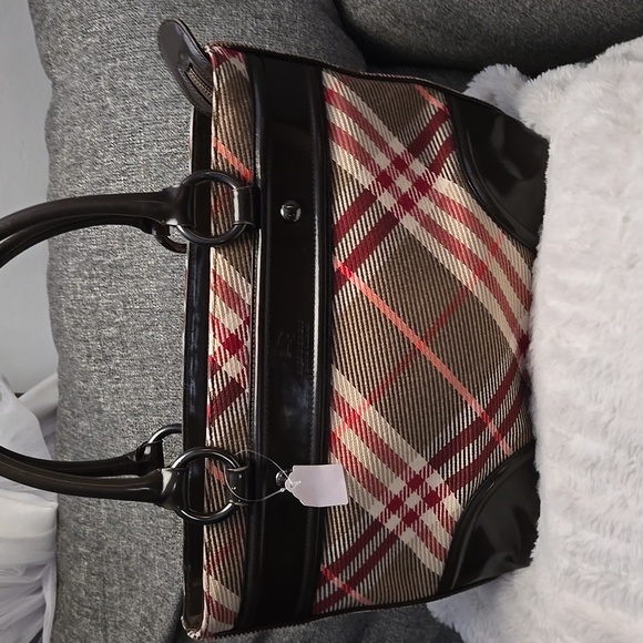 Burberry  Vintage Plaid Bag - Red, Brown, Cream - Picture 6 of 7